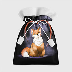 Мешок для подарков Милая лисица кицунэ, цвет: 3D-принт