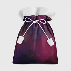 Мешок для подарков Фиолетовый мазок, цвет: 3D-принт