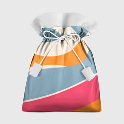 Мешок для подарков Разноцветная абстракция в стиле модерн, цвет: 3D-принт