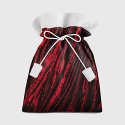 Мешок для подарков Красные полосы, цвет: 3D-принт