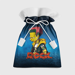 Мешок для подарков Rock music Simpsons, цвет: 3D-принт