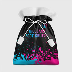 Мешок для подарков Thousand Foot Krutch - neon gradient: символ сверх, цвет: 3D-принт