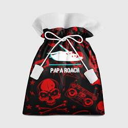 Мешок для подарков Papa Roach rock glitch, цвет: 3D-принт