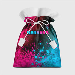 Мешок для подарков Berserk - neon gradient: символ сверху, цвет: 3D-принт