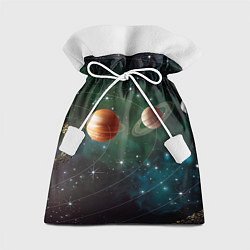 Мешок для подарков Планетная система, цвет: 3D-принт