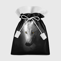 Мешок для подарков Волк в полной тьме, цвет: 3D-принт