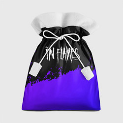 Мешок для подарков In Flames purple grunge, цвет: 3D-принт