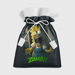 Мешок для подарков Лиза Симпсон зомби, цвет: 3D-принт