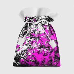 Мешок для подарков Розово белая краска, цвет: 3D-принт
