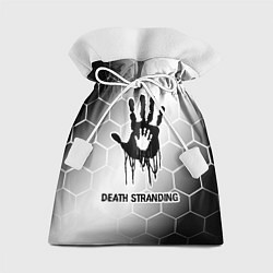 Мешок для подарков Death Stranding glitch на светлом фоне, цвет: 3D-принт