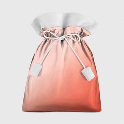Мешок для подарков Градиент персиковый, цвет: 3D-принт