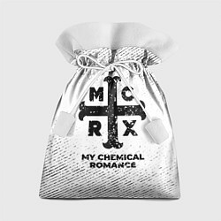 Мешок для подарков My Chemical Romance с потертостями на светлом фоне, цвет: 3D-принт