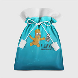 Мешок для подарков Nirvana - Simpson, цвет: 3D-принт