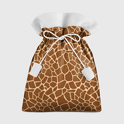 Мешок для подарков Пятнистая шкура жирафа, цвет: 3D-принт