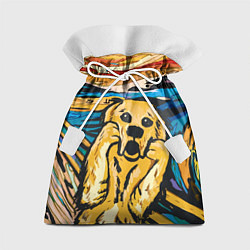 Мешок для подарков Крик собаки, цвет: 3D-принт