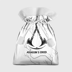 Подарочный мешок Assassins Creed glitch на светлом фоне