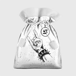 Мешок для подарков Skillet и рок символ, цвет: 3D-принт