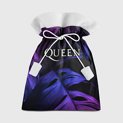 Мешок для подарков Queen neon monstera, цвет: 3D-принт