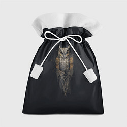 Мешок для подарков Суровая стимпанк сова, цвет: 3D-принт