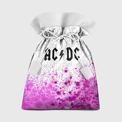 Мешок для подарков AC DC rock legends: символ сверху, цвет: 3D-принт