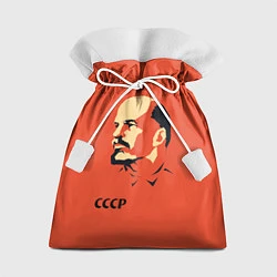 Мешок для подарков СССР Ленин жив, цвет: 3D-принт