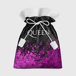 Мешок для подарков Queen rock legends: символ сверху, цвет: 3D-принт
