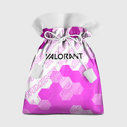 Мешок для подарков Valorant pro gaming: символ сверху, цвет: 3D-принт