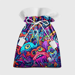 Мешок для подарков Кислотные монстры, цвет: 3D-принт