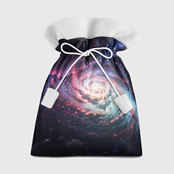 Мешок для подарков Спиральная галактика в космосе, цвет: 3D-принт