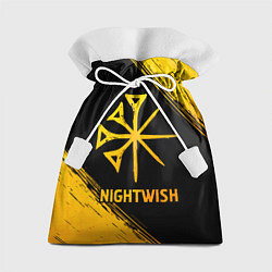 Мешок для подарков Nightwish - gold gradient, цвет: 3D-принт