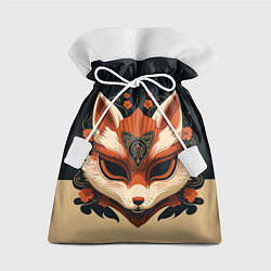 Мешок для подарков Лисичкина маска, цвет: 3D-принт