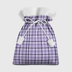 Мешок для подарков Фиолетовая клетка, цвет: 3D-принт