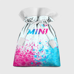 Подарочный мешок Mini neon gradient style: символ сверху