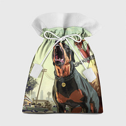 Мешок для подарков Собака из GTA, цвет: 3D-принт
