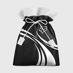 Мешок для подарков Fox carbon line - white, цвет: 3D-принт