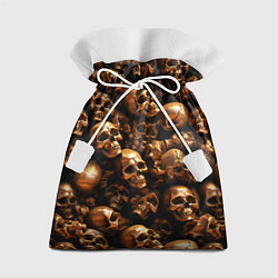 Мешок для подарков Медные черепа, цвет: 3D-принт