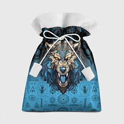 Мешок для подарков Скандинавский волк Фенрир, цвет: 3D-принт