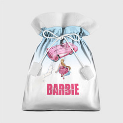 Мешок для подарков Барби на дороге, цвет: 3D-принт