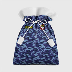 Мешок для подарков Камуфляж охрана - Иван, цвет: 3D-принт