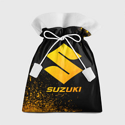 Мешок для подарков Suzuki - gold gradient, цвет: 3D-принт