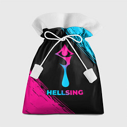 Мешок для подарков Hellsing - neon gradient, цвет: 3D-принт