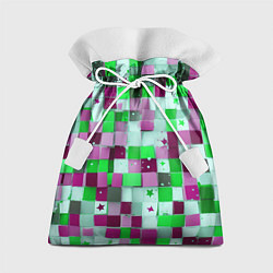 Мешок для подарков Ретро Квадраты, цвет: 3D-принт