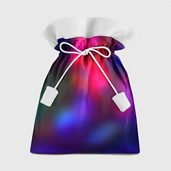 Мешок для подарков Гградиент красный и синий, цвет: 3D-принт