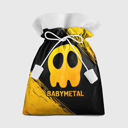 Мешок для подарков Babymetal - gold gradient, цвет: 3D-принт