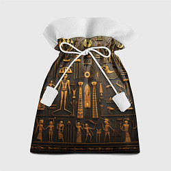 Мешок для подарков Арт в стиле египетских письмен, цвет: 3D-принт