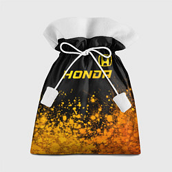 Мешок для подарков Honda - gold gradient посередине, цвет: 3D-принт