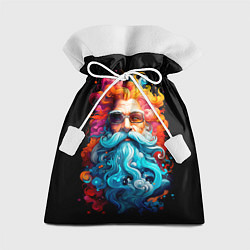 Мешок для подарков Санта Клаус разноцветный, цвет: 3D-принт