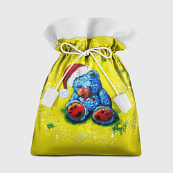 Мешок для подарков Плюшевый Санта Клаус, цвет: 3D-принт