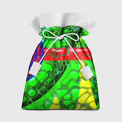 Мешок для подарков Кожаный рельеф, цвет: 3D-принт