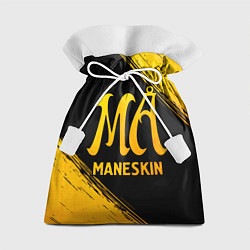 Мешок для подарков Maneskin - gold gradient, цвет: 3D-принт